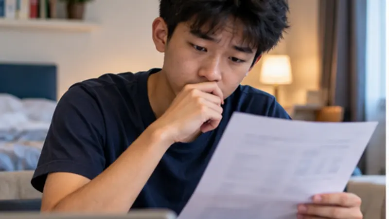 Junior college students planning their next education step