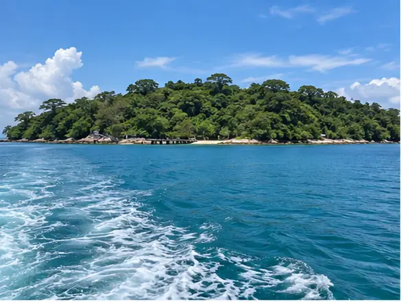St John’s Island scenery and coastal landscape in Singapore